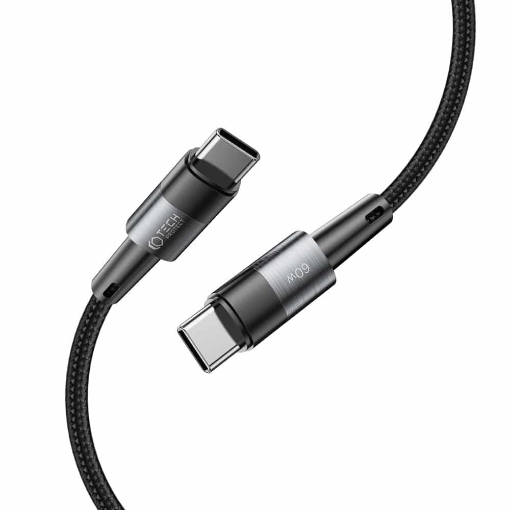 TECH-PROTECT ULTRABOOST TYPE-C- TYPE-C KABEL PD60W/3A 200CM SIVI