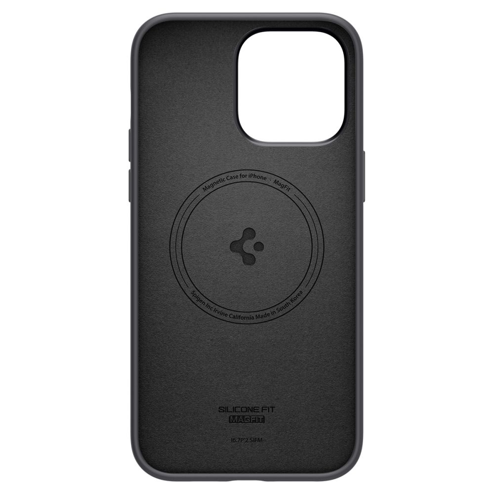SPIGEN SILICONE FIT MAG MAGSAFE MASKA ZA IPHONE 14 PRO MAX CRNA