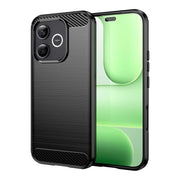 Techsuit Carbon Silicone maska za Honor 600 Lite – crna