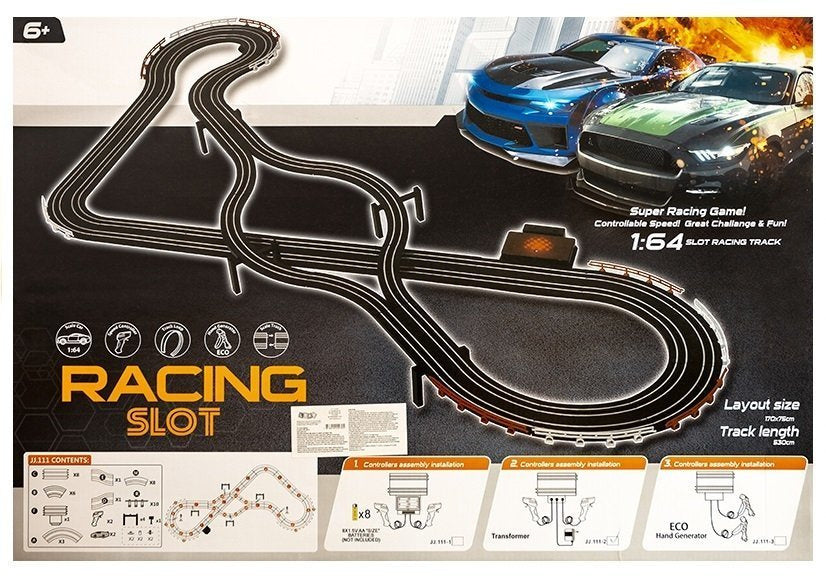 Staza za autiće sa 2 kontrolera - SLOT RACING