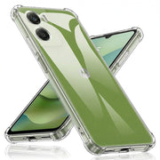 Techsuit Shockproof Clear Silicone prozirna maskica otporna na udarce za Motorola Moto G06