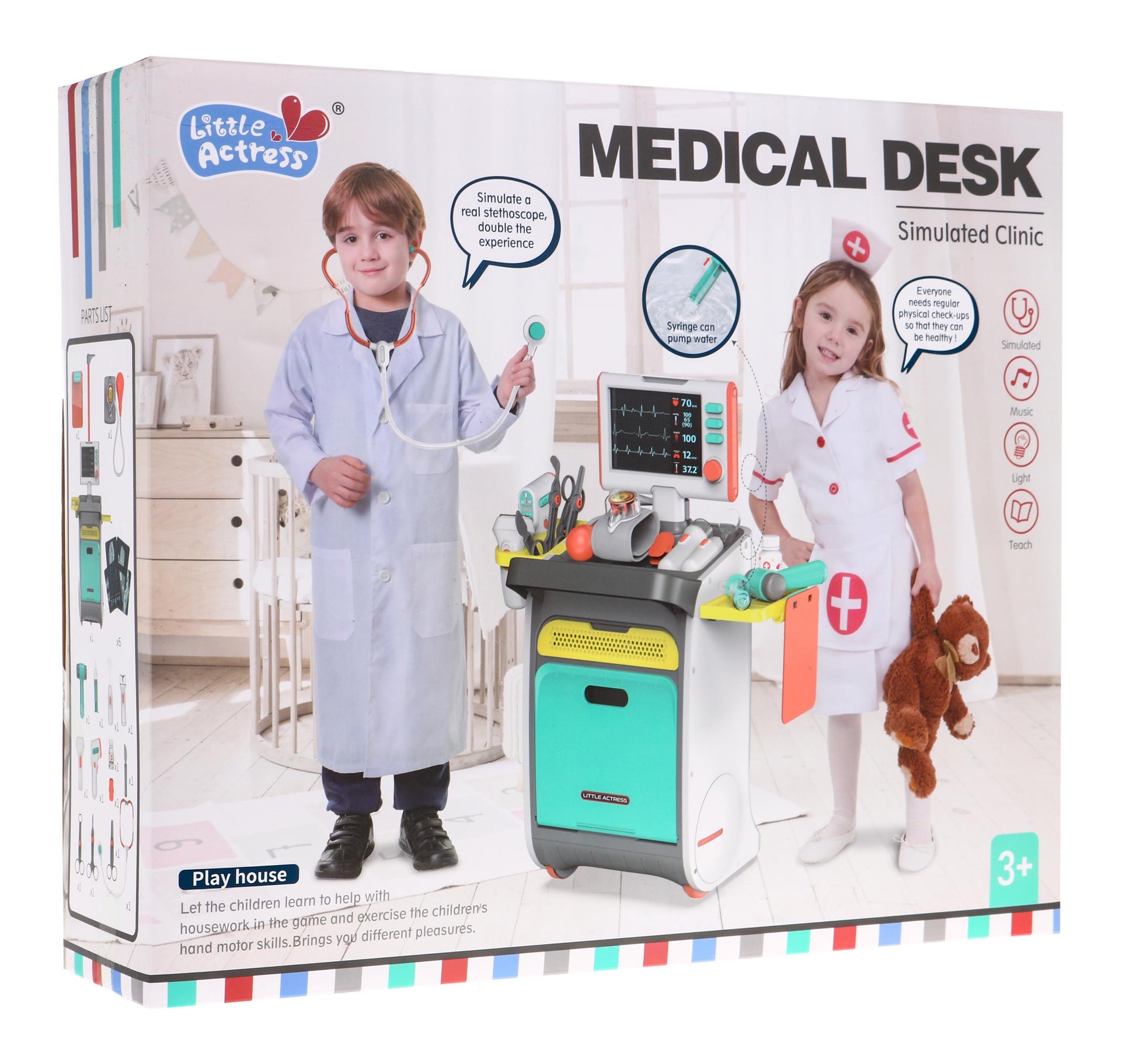 Interaktivni medicinski set sa rekvizitima - Medical