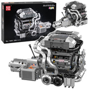 Kockice za slaganje  motora V8 Gearbox sa 2024 elementa