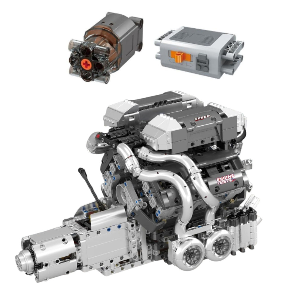 Kockice za slaganje  motora V8 Gearbox sa 2024 elementa