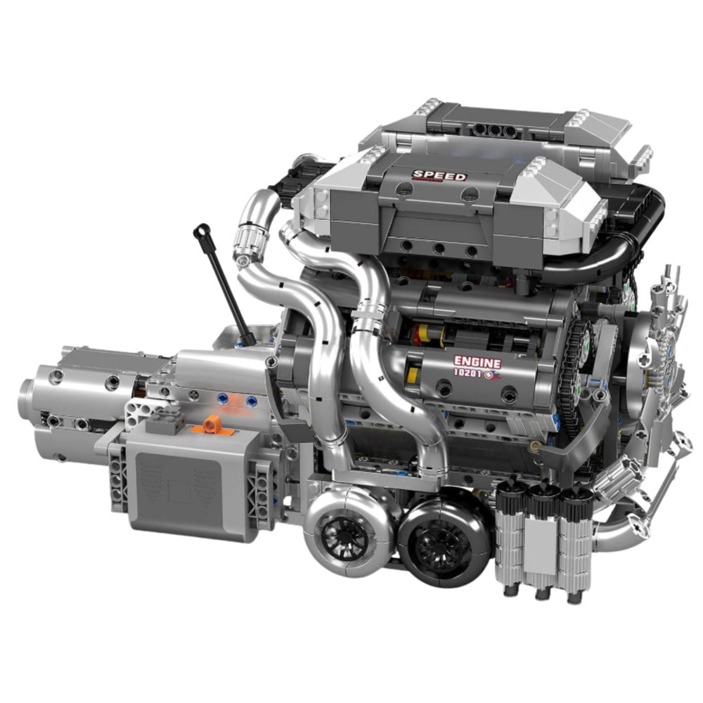 Kockice za slaganje  motora V8 Gearbox sa 2024 elementa