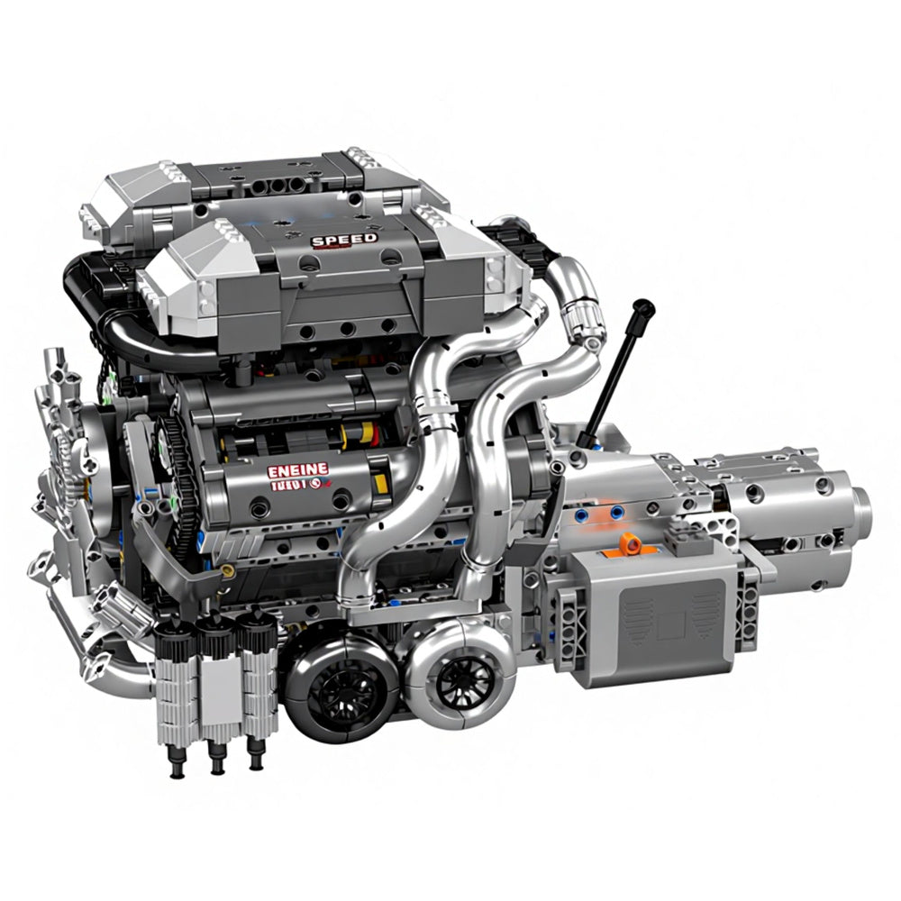 Kockice za slaganje  motora V8 Gearbox sa 2024 elementa