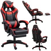Gaming stolica sa osloncem za noge LE TOY - crvena