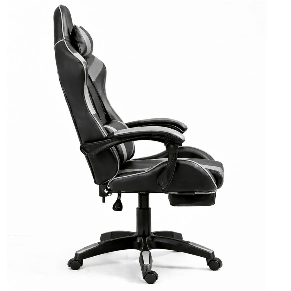 Gaming stolica sa osloncem za noge LE TOY - siva