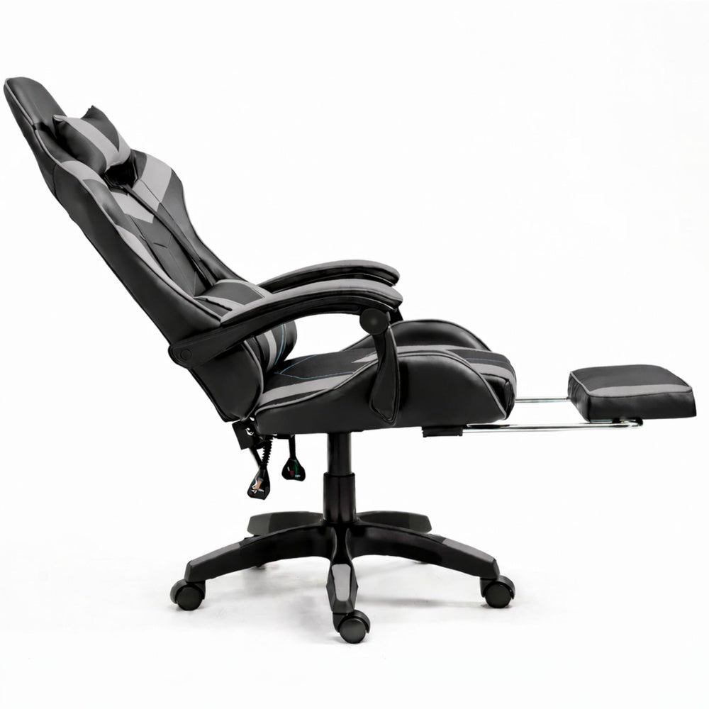 Gaming stolica sa osloncem za noge LE TOY - siva