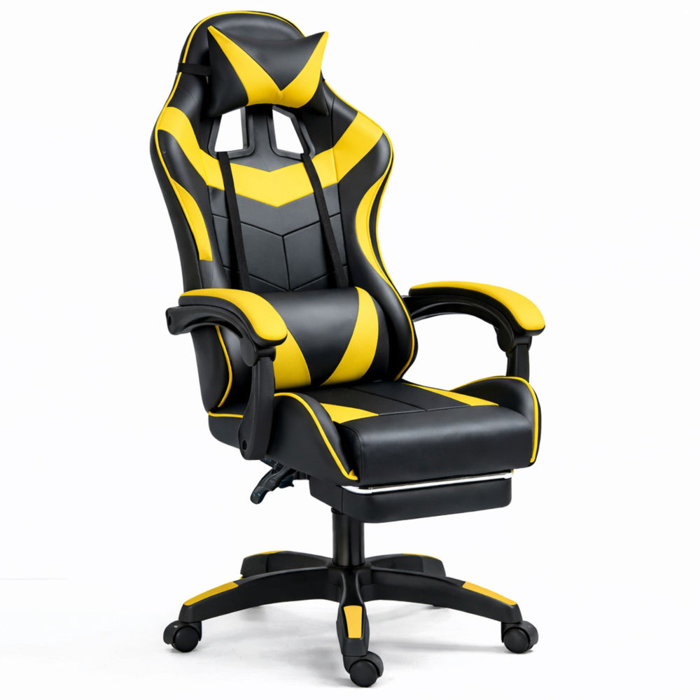 Gaming stolica sa osloncem za noge LE TOY - žuta