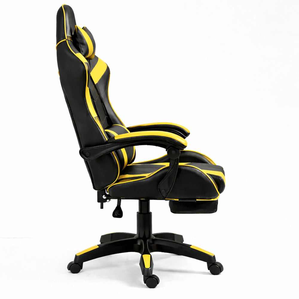 Gaming stolica sa osloncem za noge LE TOY - žuta