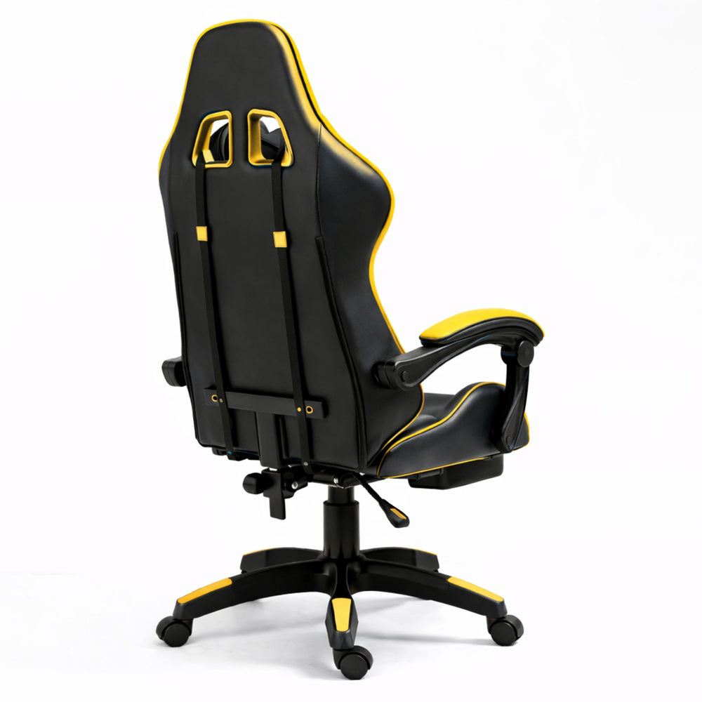 Gaming stolica sa osloncem za noge LE TOY - žuta
