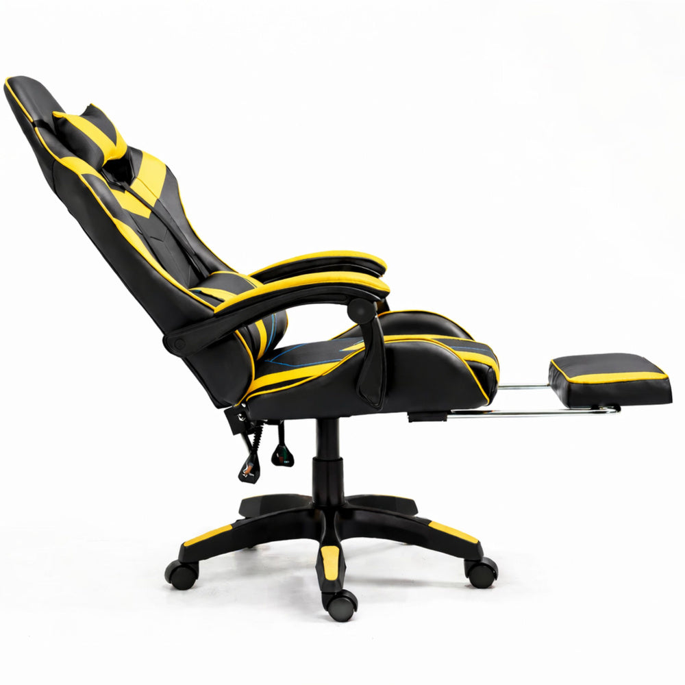 Gaming stolica sa osloncem za noge LE TOY - žuta