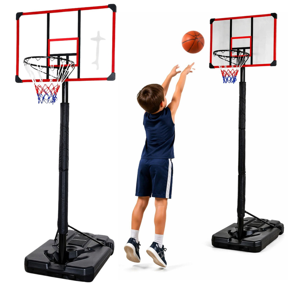 Basketball Basket Mobile Adjustable Stand 200-305cm