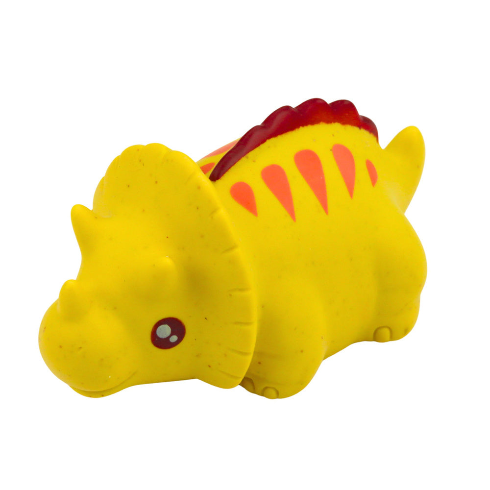 Set of educational rubber dinosaurs for bathing, pastel games, 6 pcs.