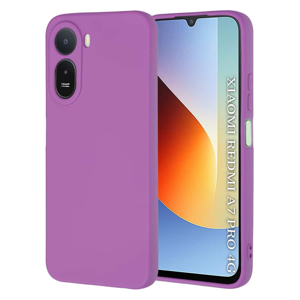 Techsuit SoftFlex silikonska maska za Xiaomi Redmi A7 Pro 4G – Purple