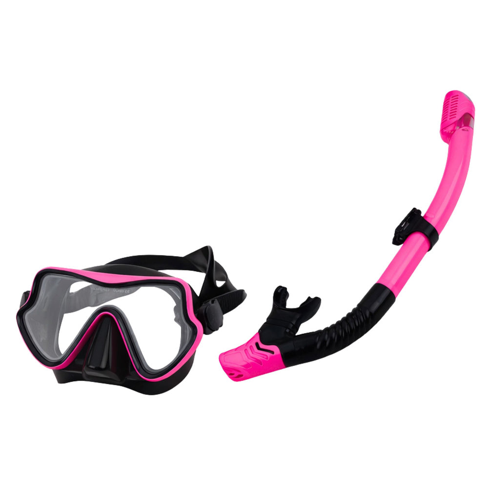 Set za ronjenje i snorkeling 4u1 S/M - roza