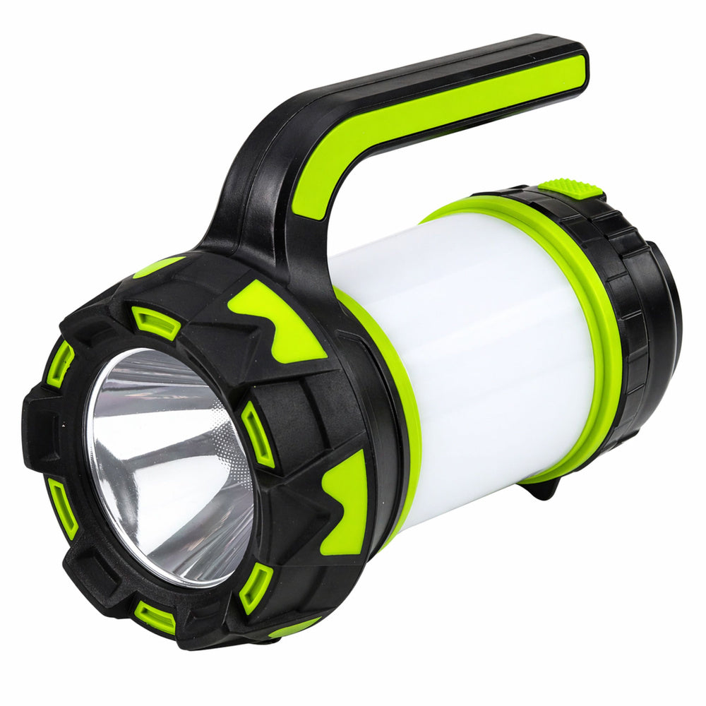 Višenamjenska LED lampa za kampiranje - crno/zelena