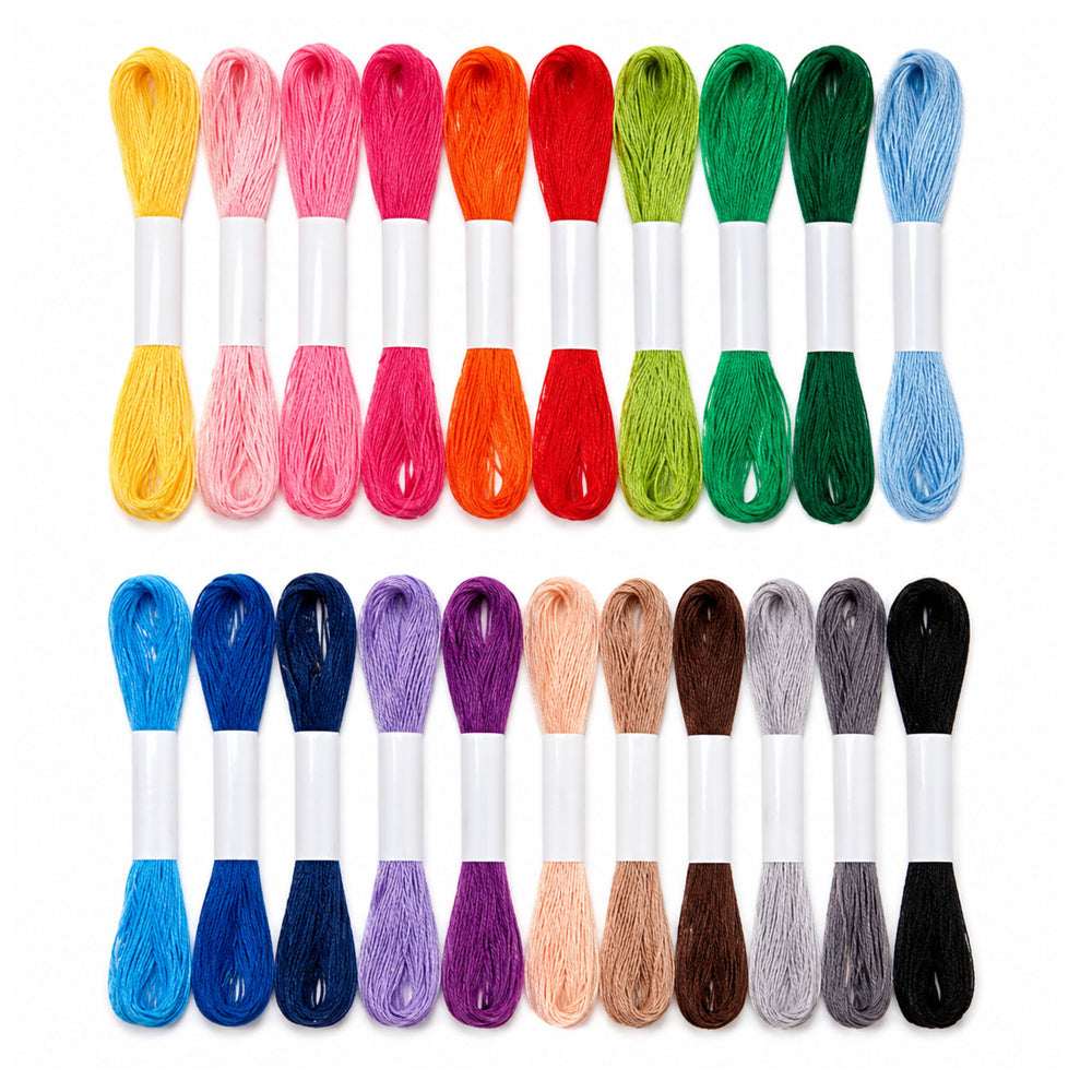 Embroidery Floss Set Embroidery Colored Threads Mix 150 pcs.