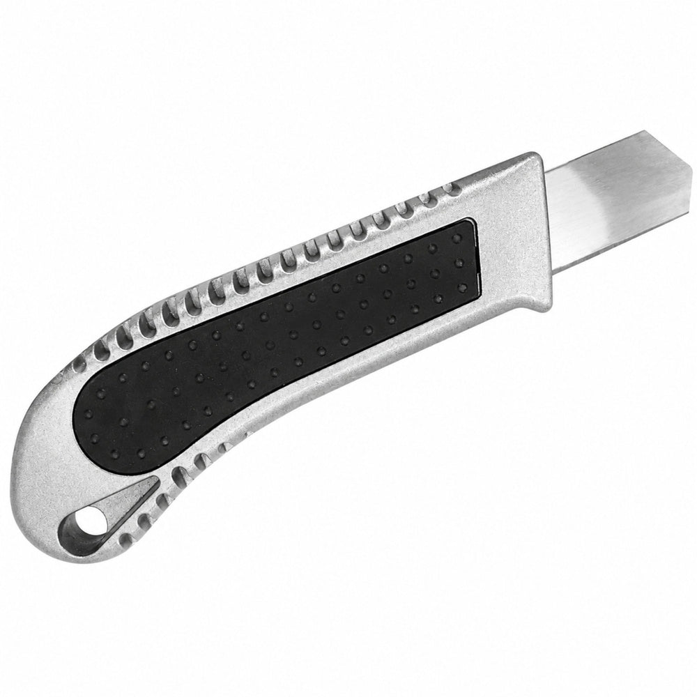 Aluminum Retractable Segment Knife with Lock, Snap-Off Blade, 18 mm