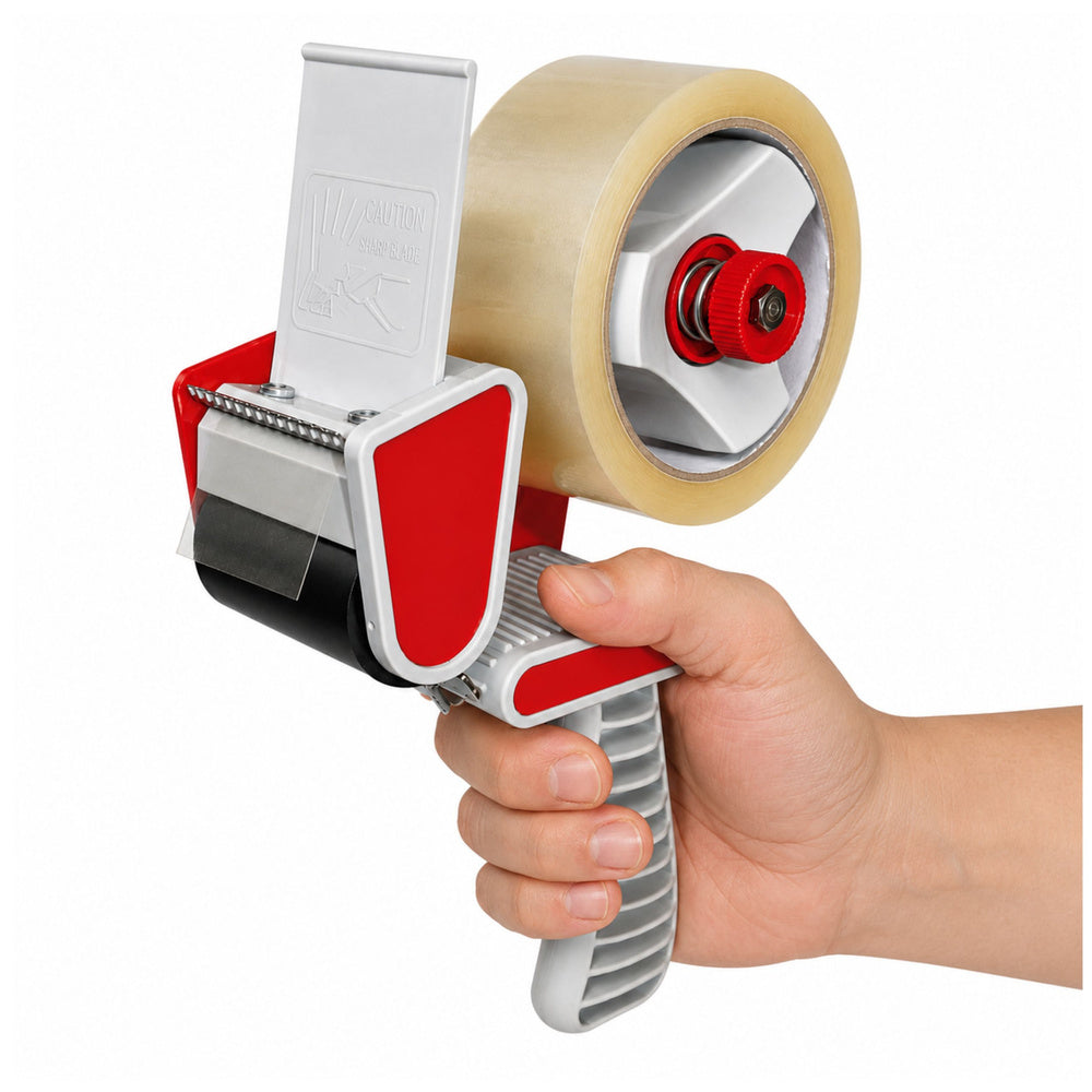 Manual Packing Tape Dispenser with Tensioner, Width 50mm