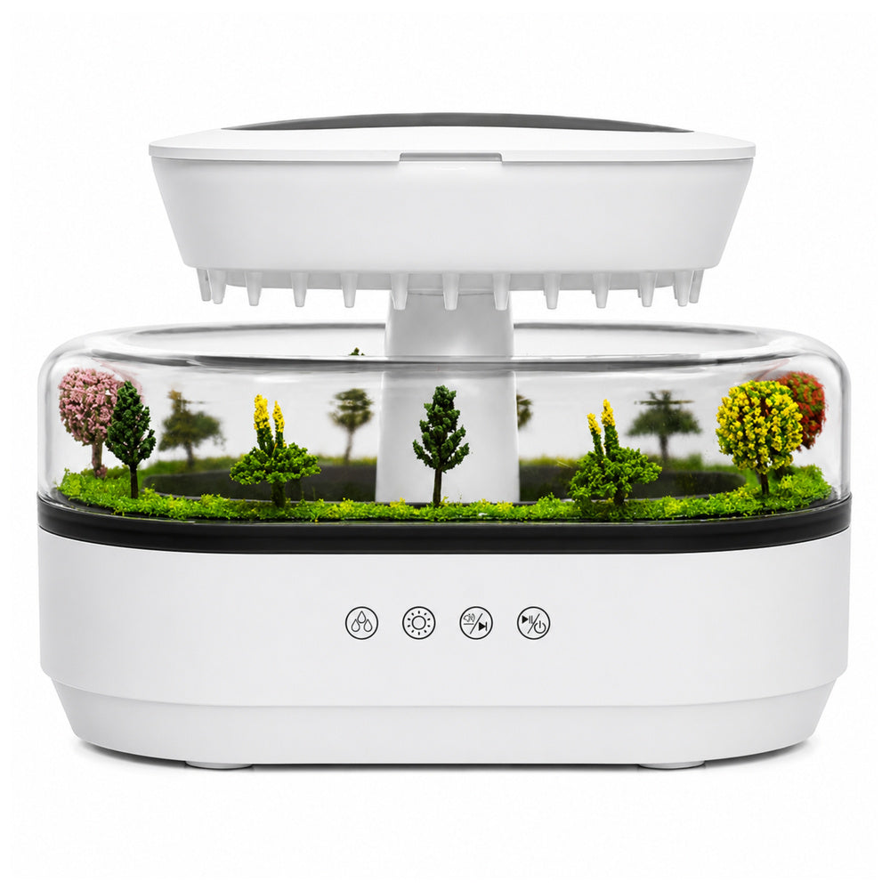 Air Humidifier Aroma Diffuser Rain Effect LED Light Power Supply