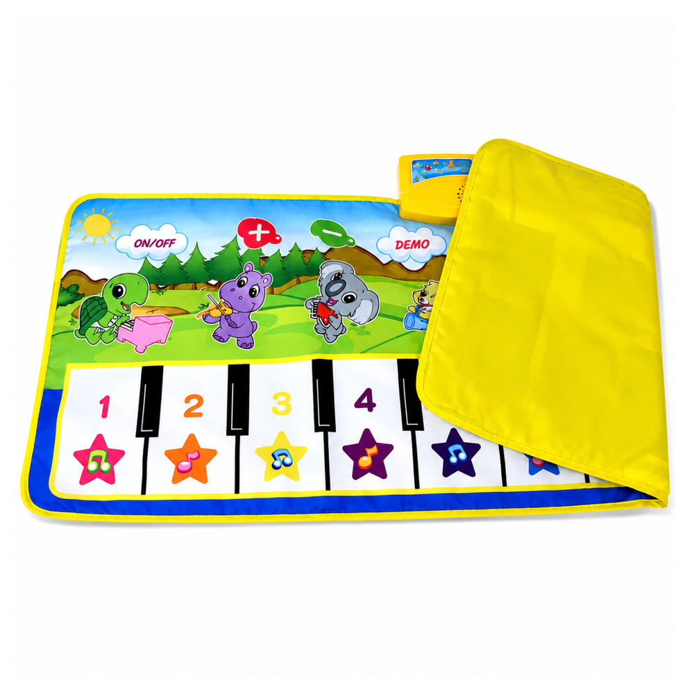 Edukativna plesna podloga s klavirom 100x36 cm - životinje