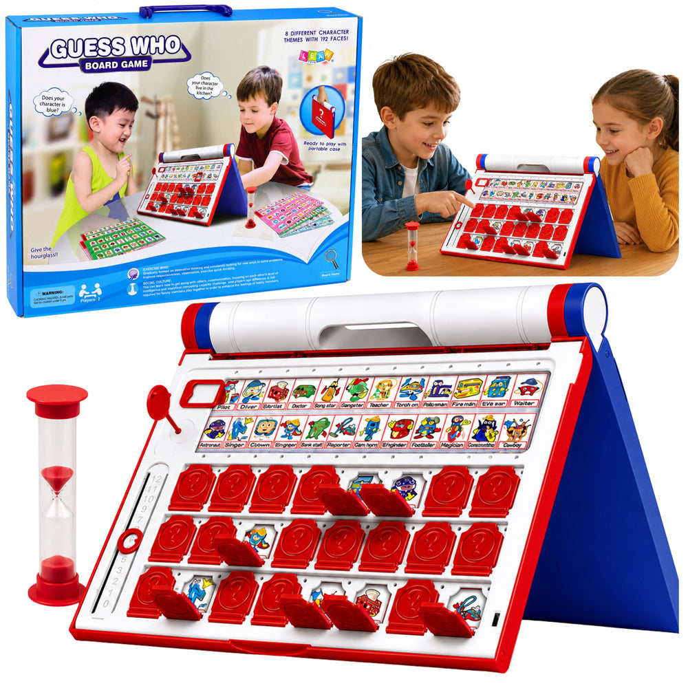 Memory Game Guess Who on Time Portable Hourglass Board