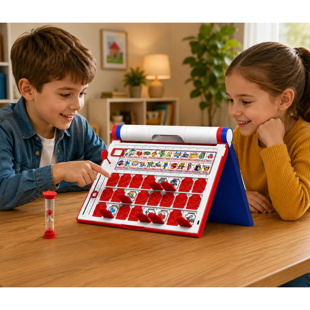 Memory Game Guess Who on Time Portable Hourglass Board