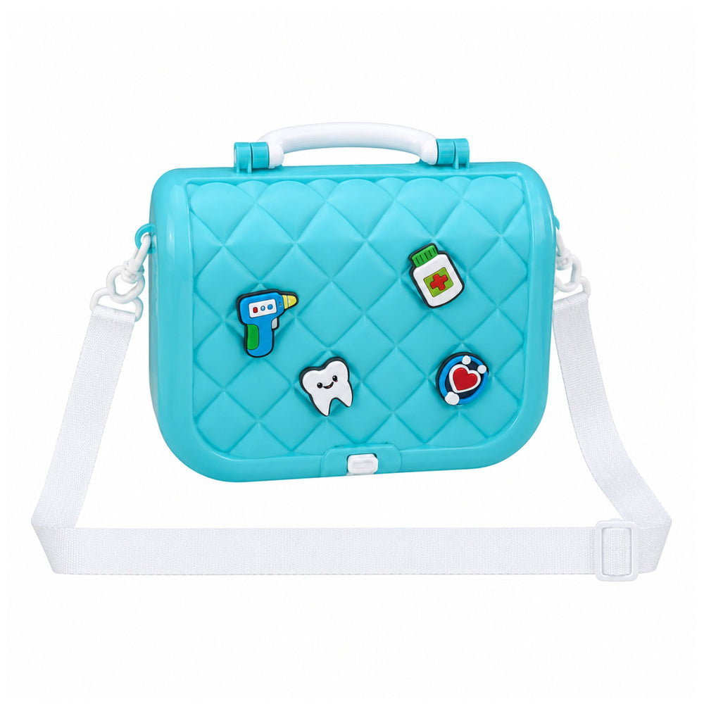 2-in-1 Medical Kit in a Case, Portable Doctor's Office, Accessories, Blue