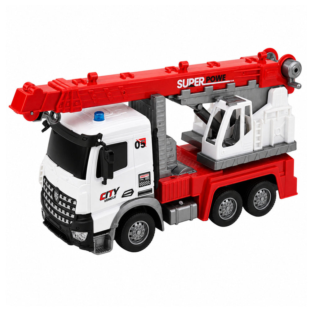 Remote Controlled Crane Truck RC Movable Rotating Crane 1:14