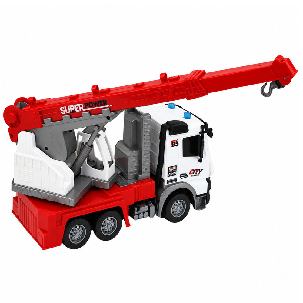 Remote Controlled Crane Truck RC Movable Rotating Crane 1:14