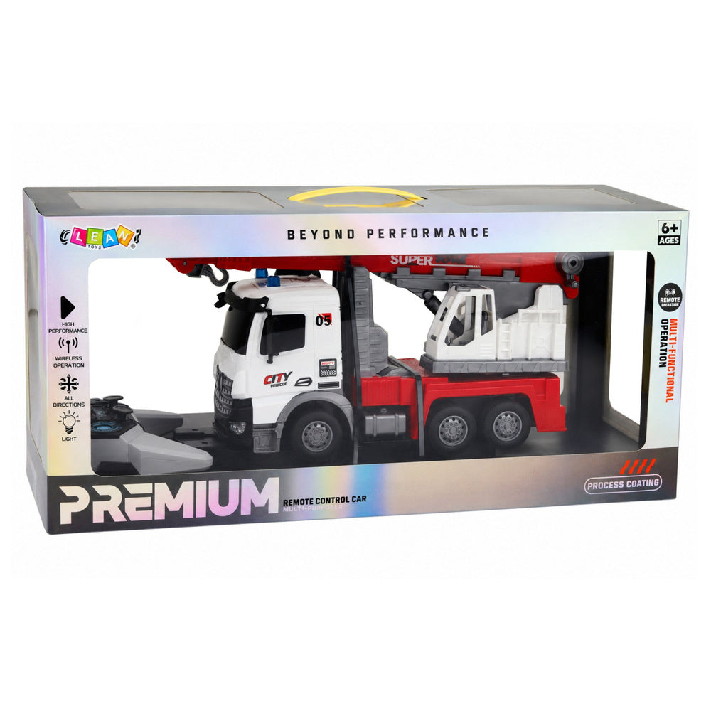 Remote Controlled Crane Truck RC Movable Rotating Crane 1:14