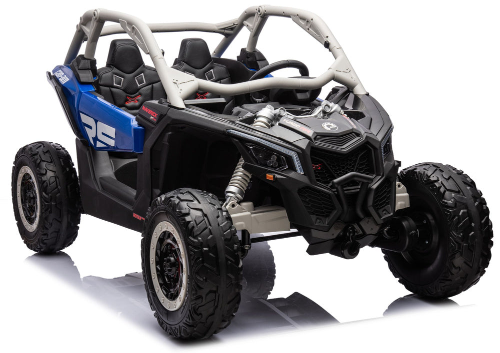 Buggy na akumulator Maverick CAN-AM Turbo Air DK-CA001 4x4 - dvosjed - sivo/plavi- lakirani
