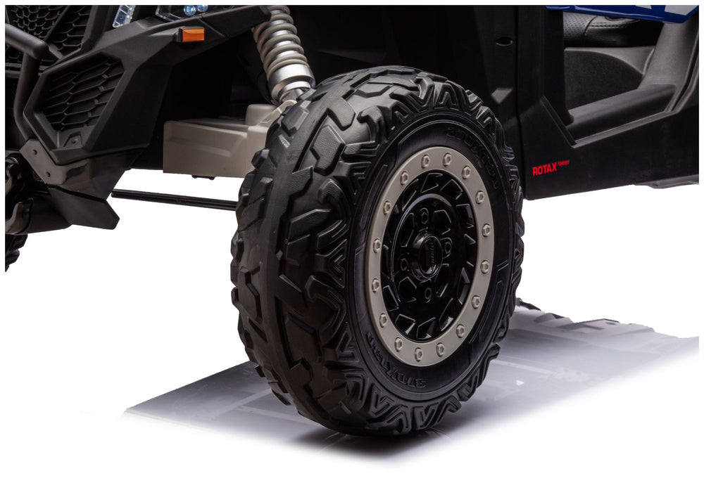 Buggy na akumulator Maverick CAN-AM Turbo Air DK-CA001 4x4 - dvosjed - sivo/plavi- lakirani