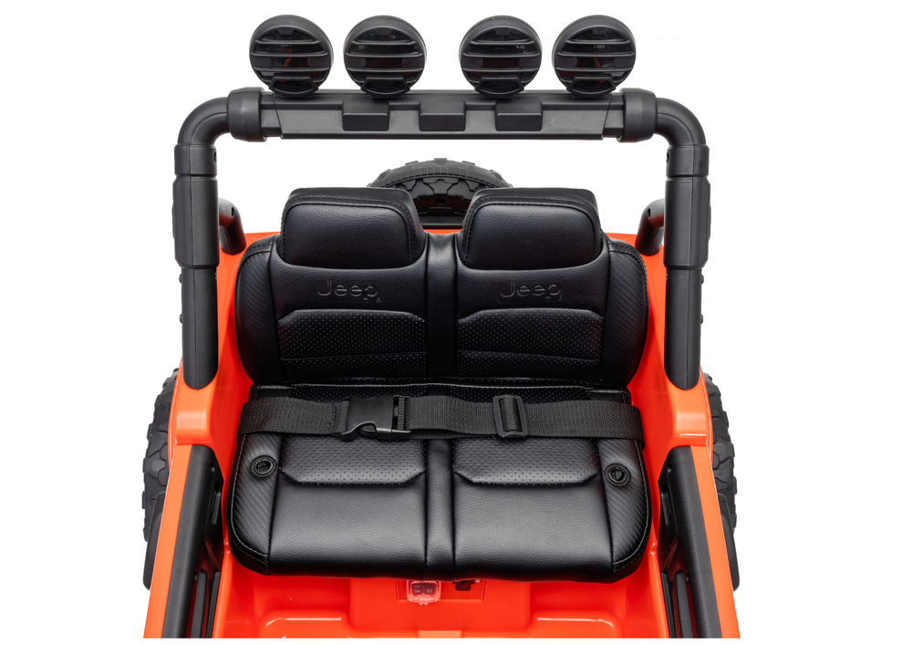 Jeep Rubicon DK-JWR558 24V Orange Battery-Powered Ride-On Vehicle