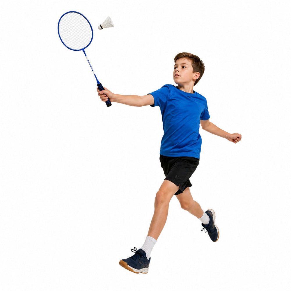 Reketi za badminton sa futrolom i lopticom 4u1 - plavi