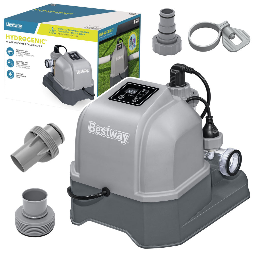 Bestway 58775 Hydrogen Flowclear 12 G/H Pool Chlorine Generator