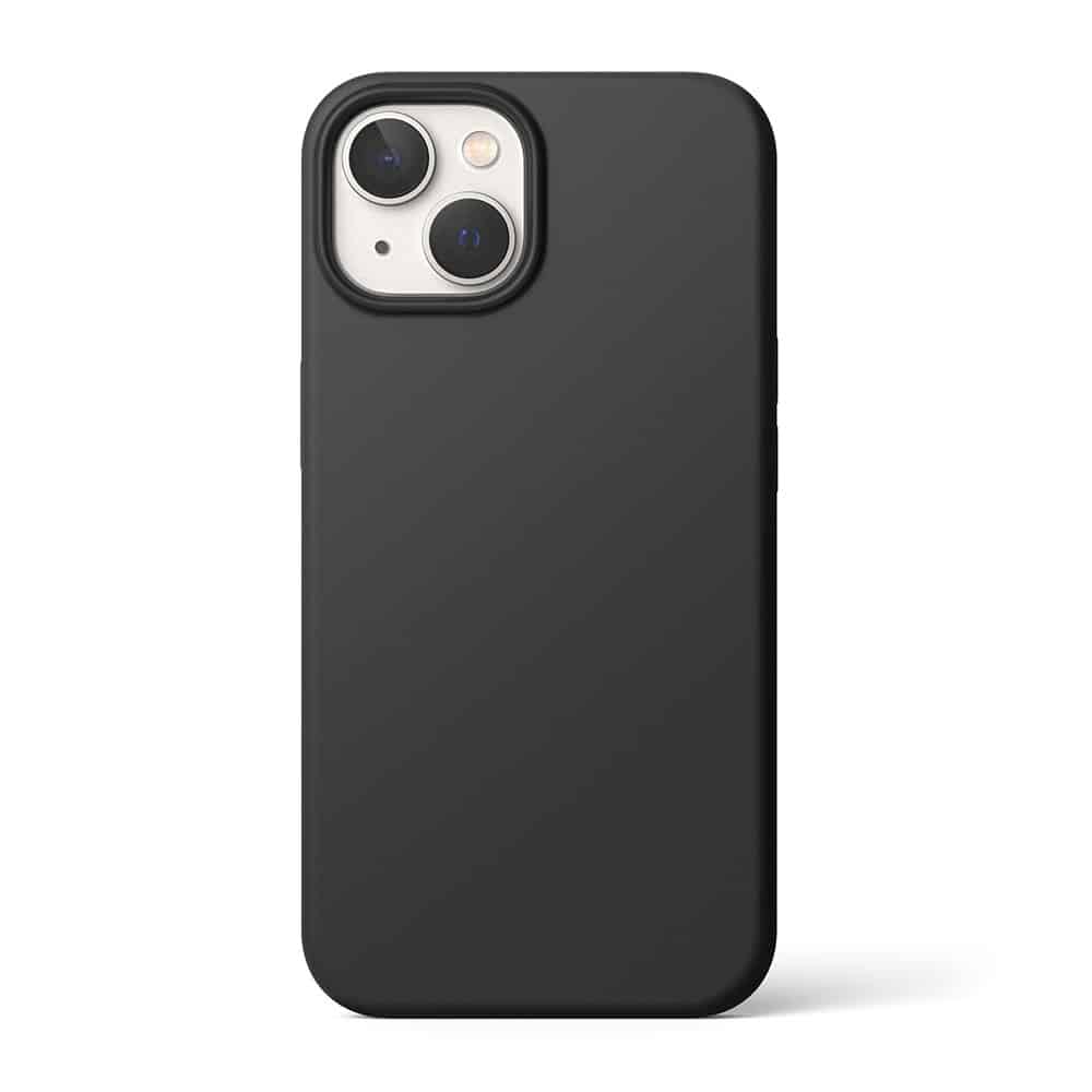 RINGKE SILICONE MASKA ZA IPHONE 14 PLUS / 15 PLUS CRNA
