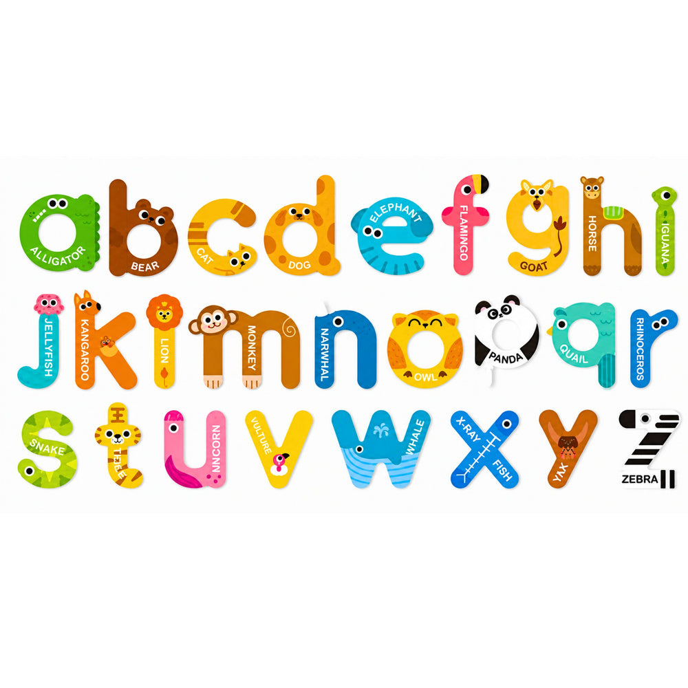 Magnetic Puzzle Letters Educational Fridge Magnets Boards 26 pcs.