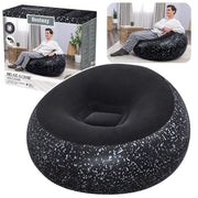 Inflatable Chair Seat Black Inflate A Chair Bestway 75153