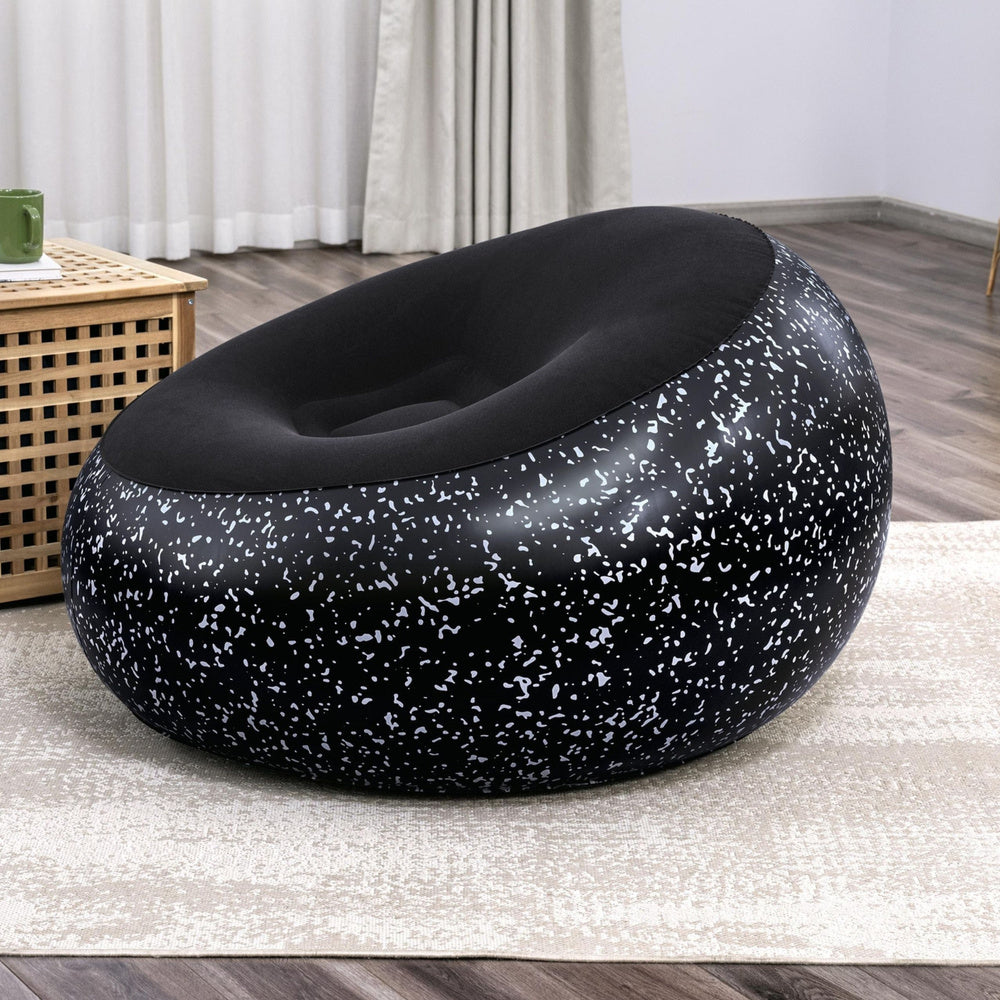 Inflatable Chair Seat Black Inflate A Chair Bestway 75153