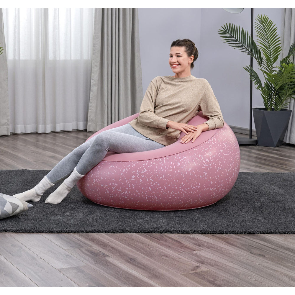 Inflatable Chair Seat Pink Inflate A Chair Bestway 75155