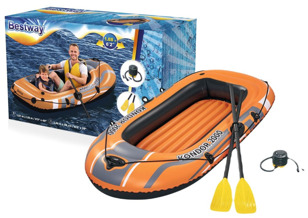 Čamac na napuhavanje Bestway 61062  Dinghy 188 x 98 cm - narančasti