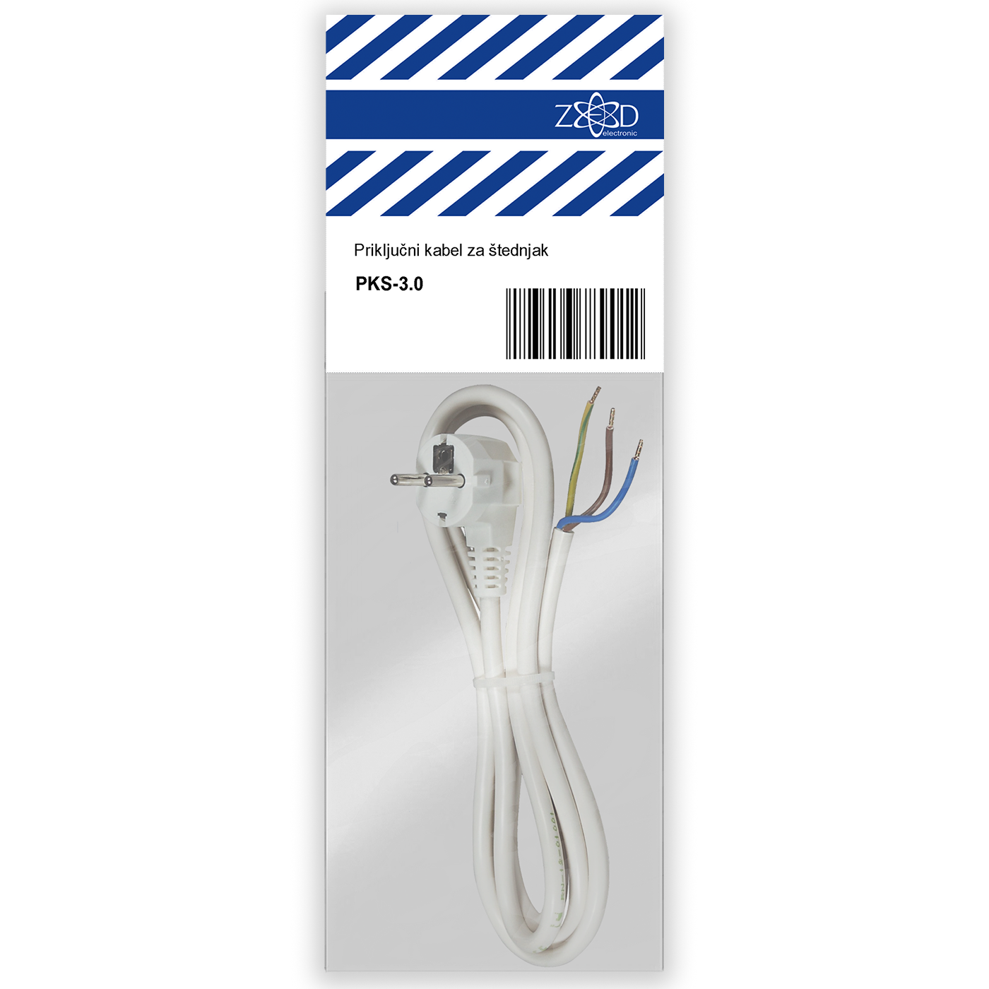 ZED electronic Priključni kabel za štednjak 3 metra - PKS-3.0