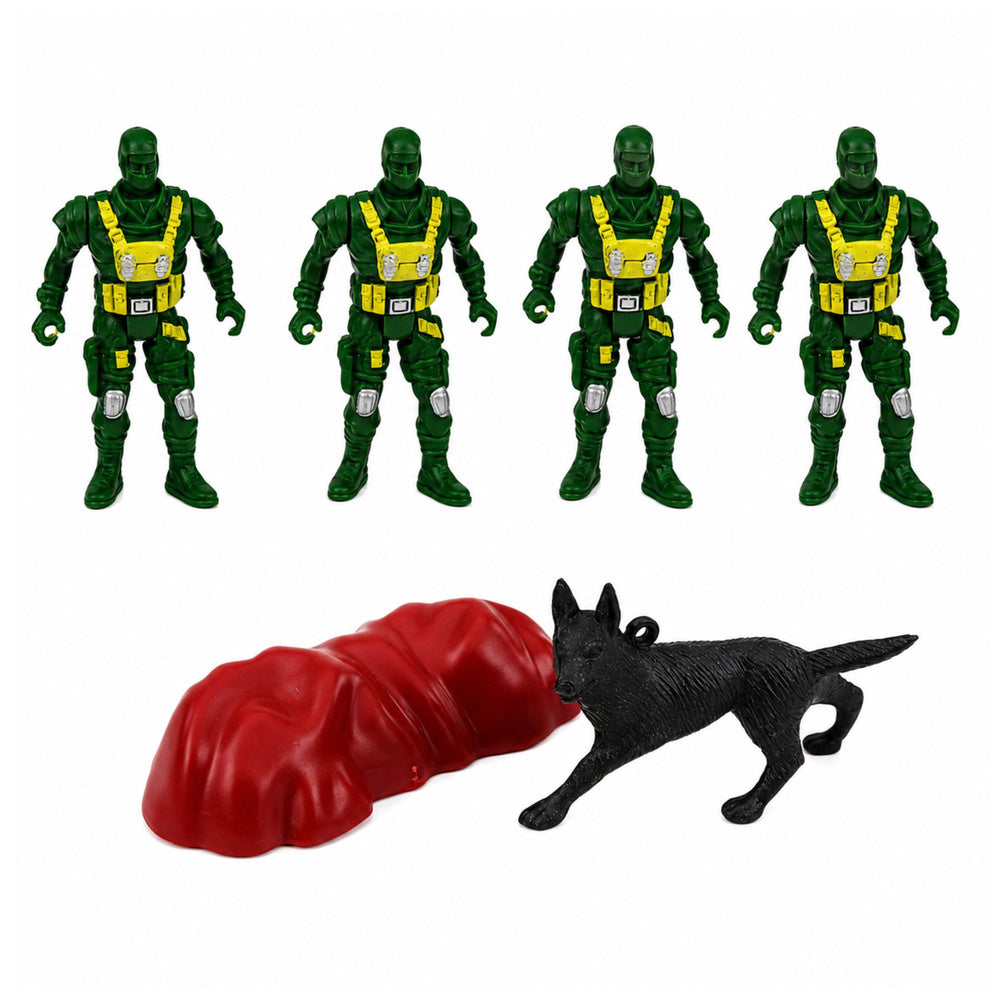 Military Set Soldiers Armored Personnel Carrier 14 pcs.