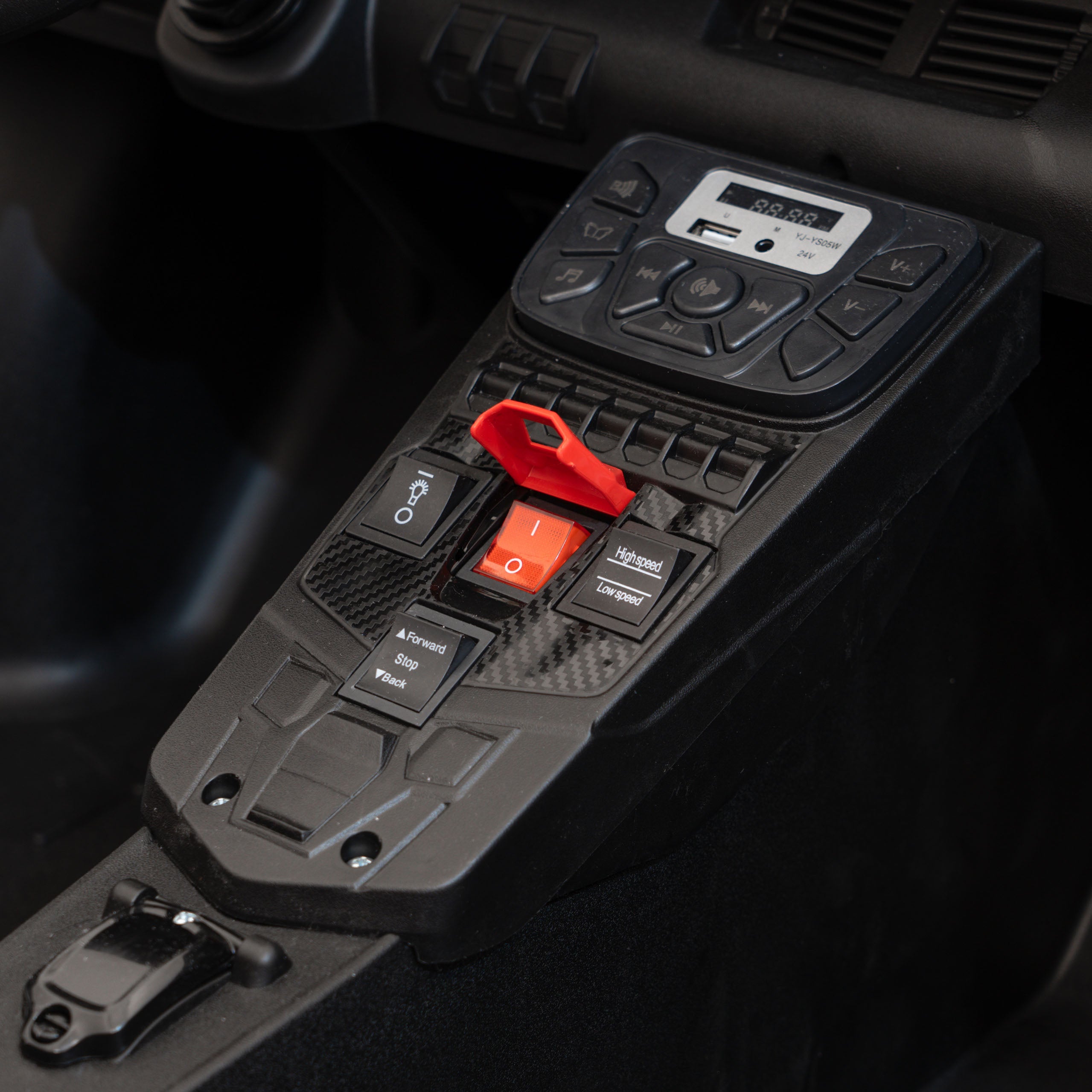 Licencirani auto na akumulator Lamborghini Aventador SV - dvosjed - plavi