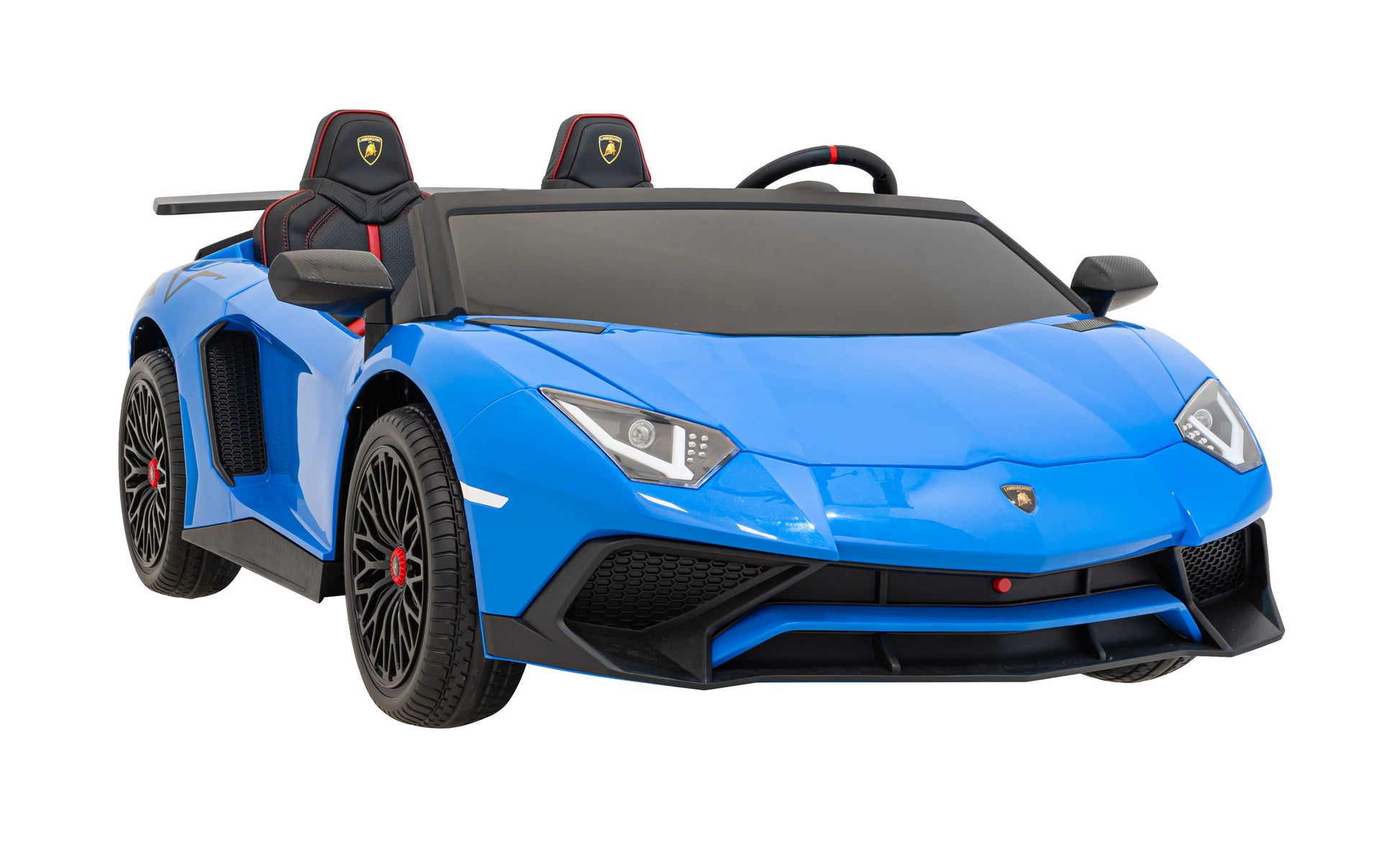 Licencirani auto na akumulator Lamborghini Aventador SV - dvosjed - plavi