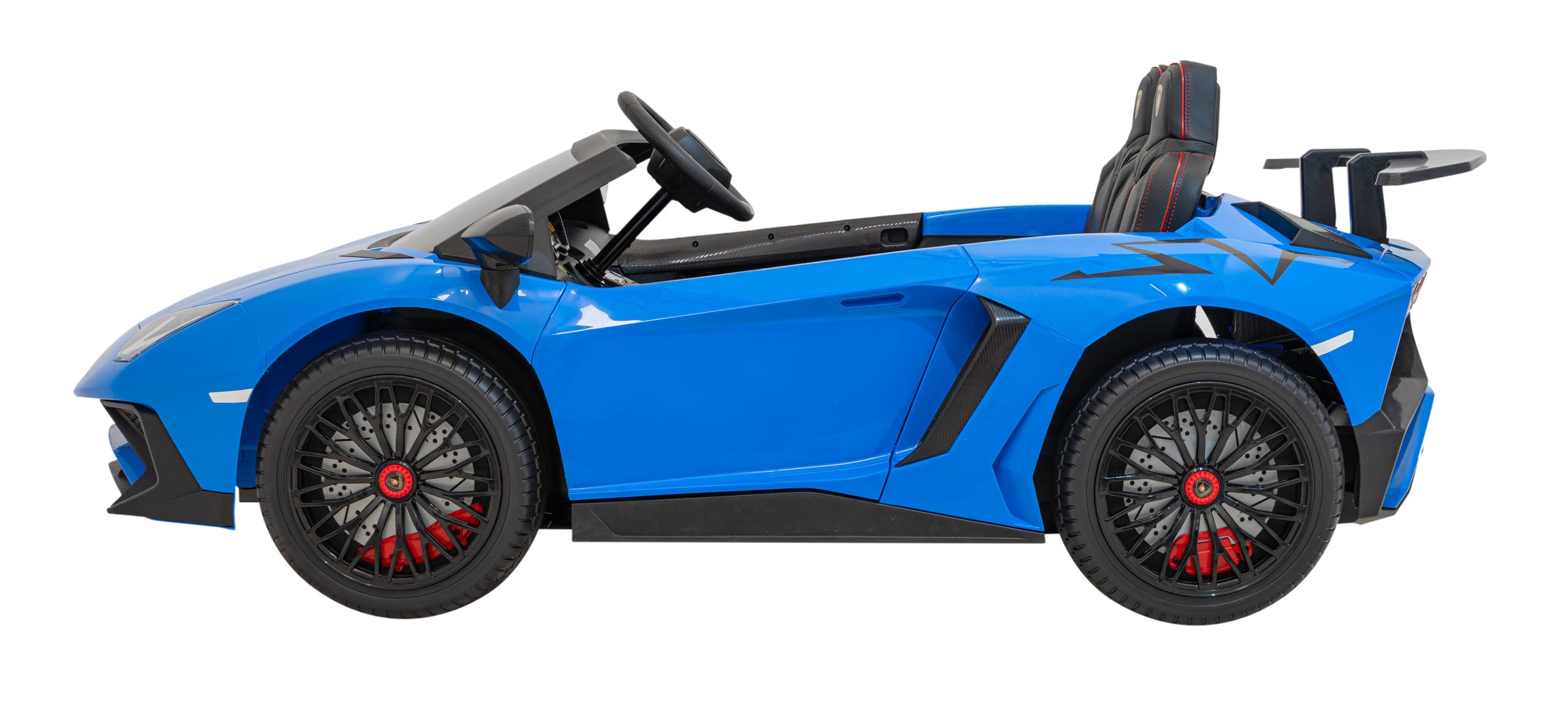 Licencirani auto na akumulator Lamborghini Aventador SV - dvosjed - plavi