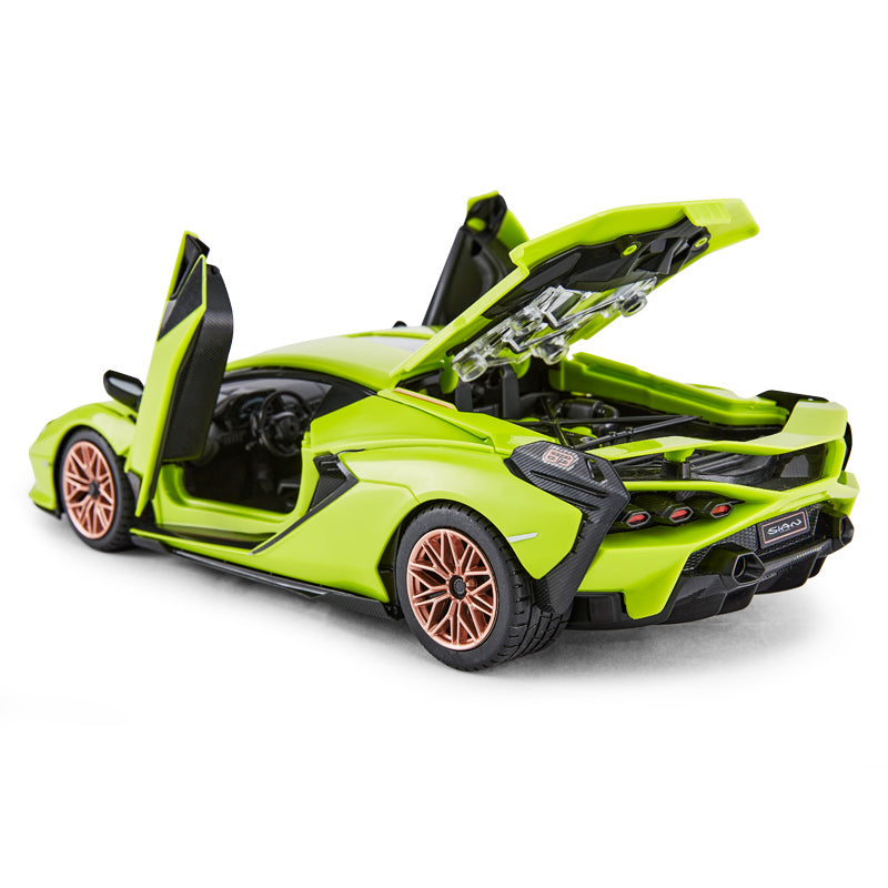 Licencirani auto na daljinsko upravljanje  Lamborghini Sian 1:18 RASTAR - zeleni